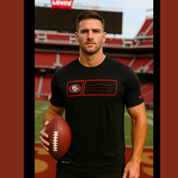 San Francisco 49ers Nike Field Day Appareal "Engineered..." T-Shirt (Size S) - Picture 1 of 12